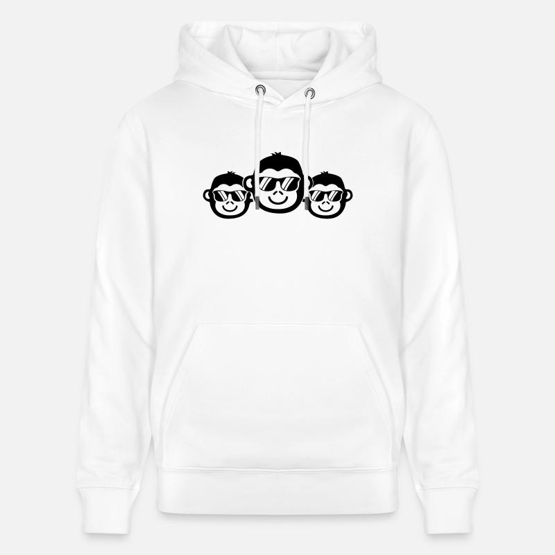 Singe Cool 1 - Sweat à capuche bio CRUISER Stanley/Stella Unisexe - blanc