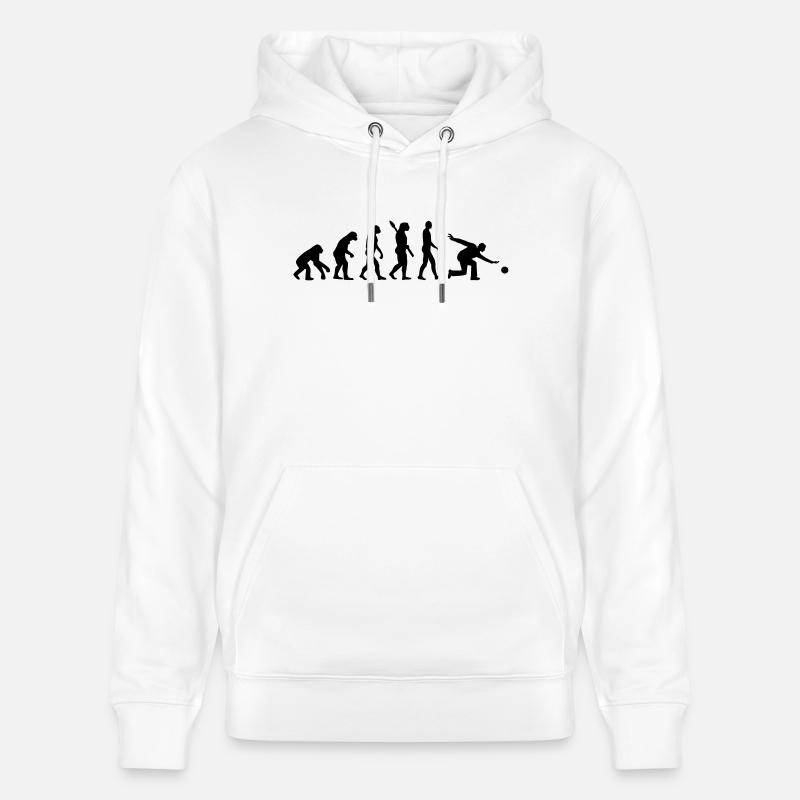 Evolution Bowling - Stanley/Stella Unisex Bio-Hoodie CRUISER  - Weiß
