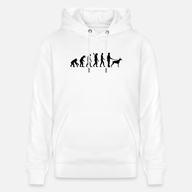 Doberman - Sweat à capuche bio CRUISER Stanley/Stella Unisexe - blanc