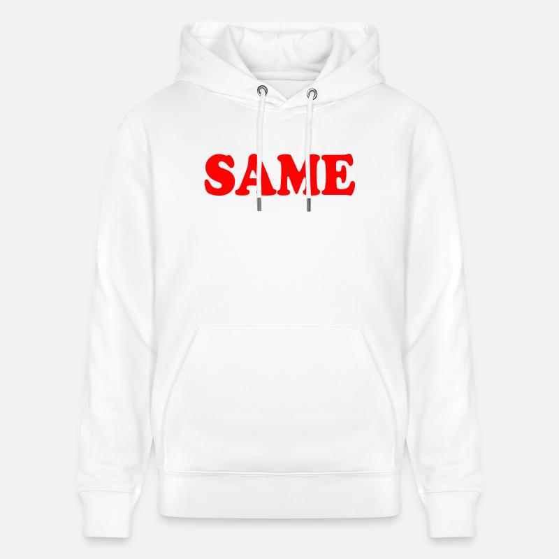 Same - Sweat à capuche bio CRUISER Stanley/Stella Unisexe - blanc