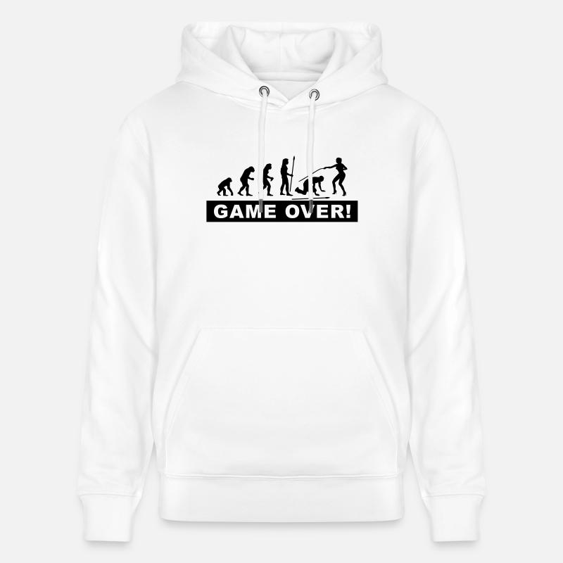 evolution_wedding4 - Sweat à capuche bio CRUISER Stanley/Stella Unisexe - blanc