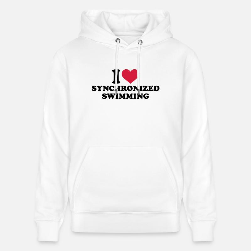 Synchronschwimmen - Stanley/Stella Unisex Bio-Hoodie CRUISER  - Weiß