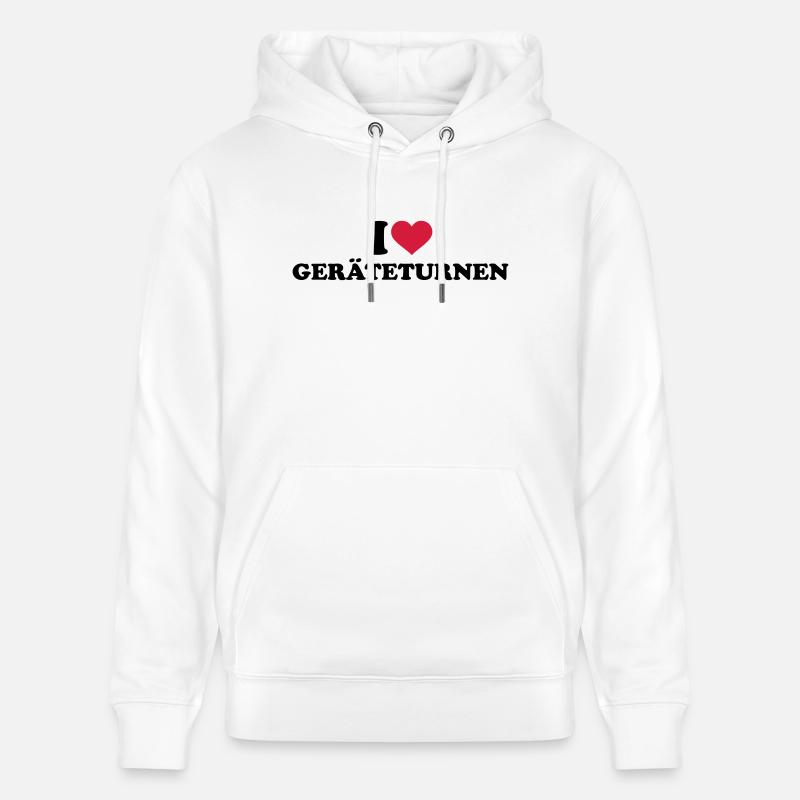 Geräteturnen - Stanley/Stella Unisex Bio-Hoodie CRUISER  - Weiß