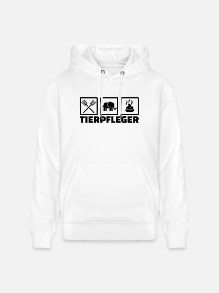 Tierpfleger - Stanley/Stella Unisex Bio-Hoodie CRUISER - Weiß