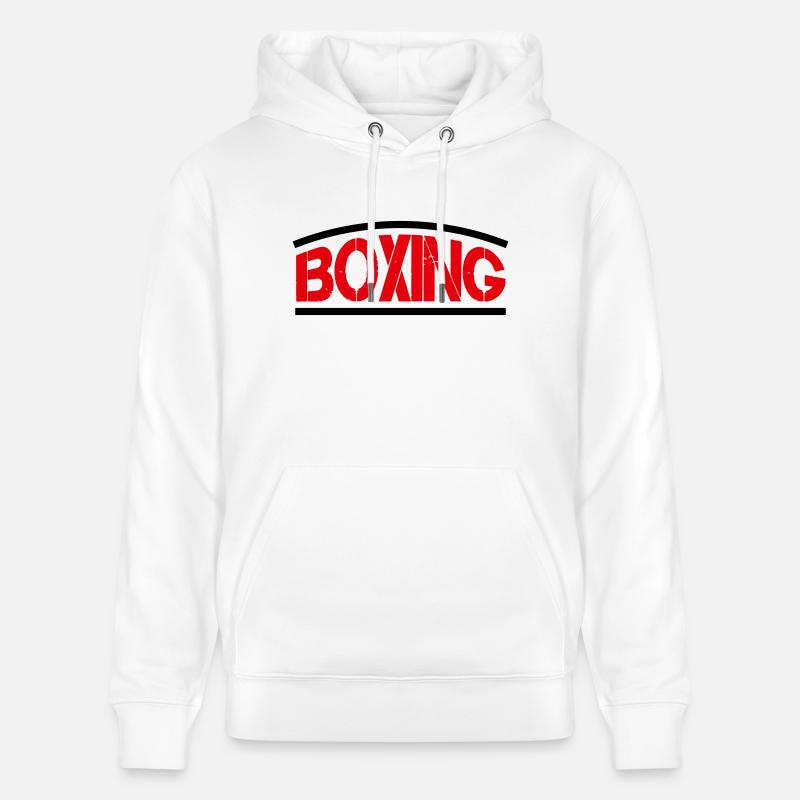 Boîtes de boxe - Sweat à capuche bio CRUISER Stanley/Stella Unisexe - blanc