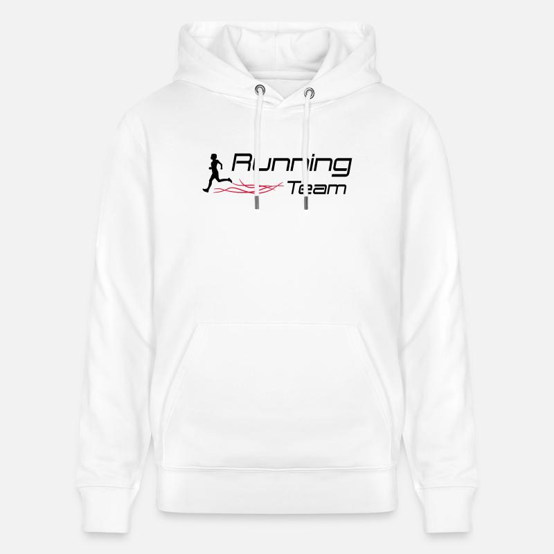 équipe de course - Sweat à capuche bio CRUISER Stanley/Stella Unisexe - blanc