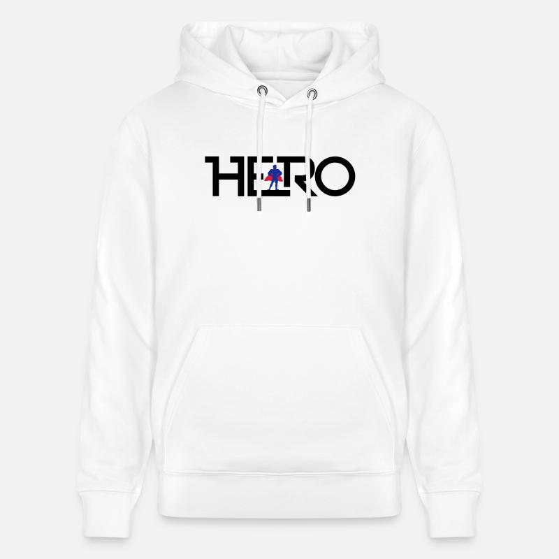 hero_10__f3 - Sweat à capuche bio CRUISER Stanley/Stella Unisexe - blanc