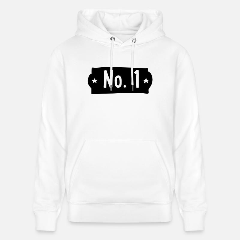 Numéro 1 - Sweat à capuche bio CRUISER Stanley/Stella Unisexe - blanc