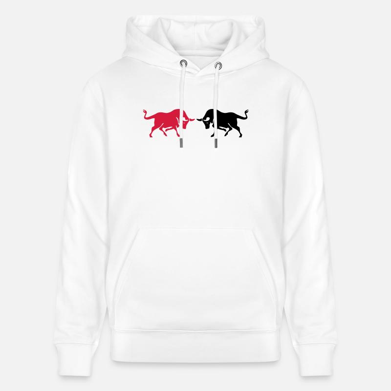 stiere - Sweat à capuche bio CRUISER Stanley/Stella Unisexe - blanc