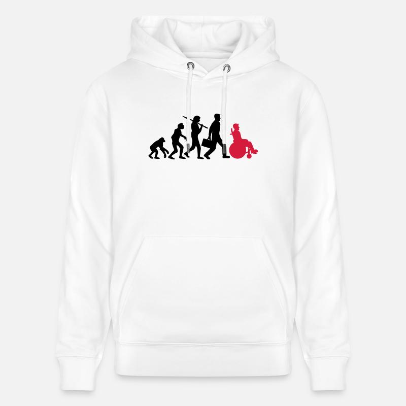 évolution silhouette développement obstacle gêne - Sweat à capuche bio CRUISER Stanley/Stella Unisexe - blanc