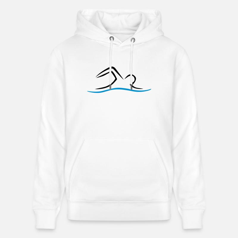 NAGE - Sweat à capuche bio CRUISER Stanley/Stella Unisexe - blanc