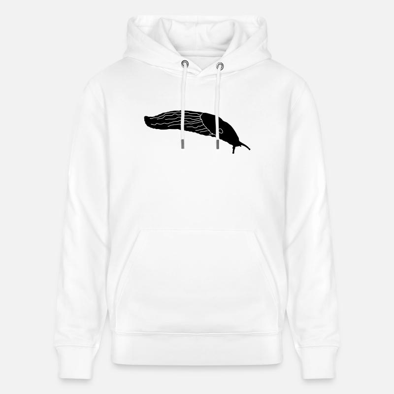 limaces_3 - Sweat à capuche bio CRUISER Stanley/Stella Unisexe - blanc