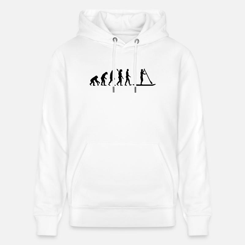 Evolution Stand up paddling - Sweat à capuche bio CRUISER Stanley/Stella Unisexe - blanc