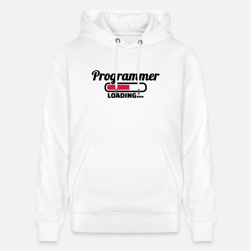 Programmeur - Sweat à capuche bio CRUISER Stanley/Stella Unisexe - blanc