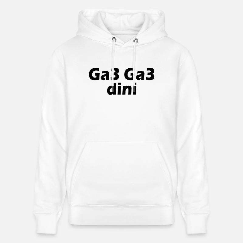 Ga3 ga3 dini - Stanley/Stella Unisex Bio-Hoodie CRUISER  - Weiß