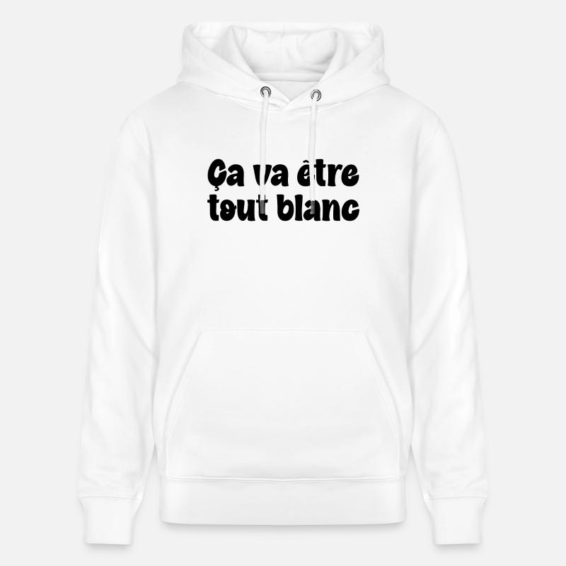 tshirt blanc - Sweat à capuche bio CRUISER Stanley/Stella Unisexe - blanc