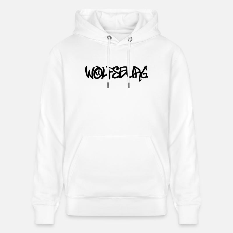 Wolfsburg Graffiti - Sweat à capuche bio CRUISER Stanley/Stella Unisexe - blanc