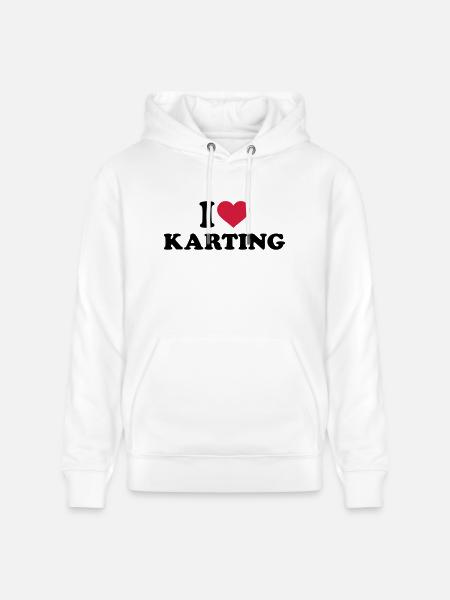 Karting - Stanley/Stella Unisex Bio-Hoodie CRUISER - Weiß