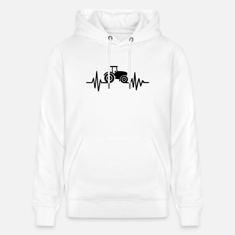 Traktor - Stanley/Stella Unisex Bio-Hoodie CRUISER  - Weiß