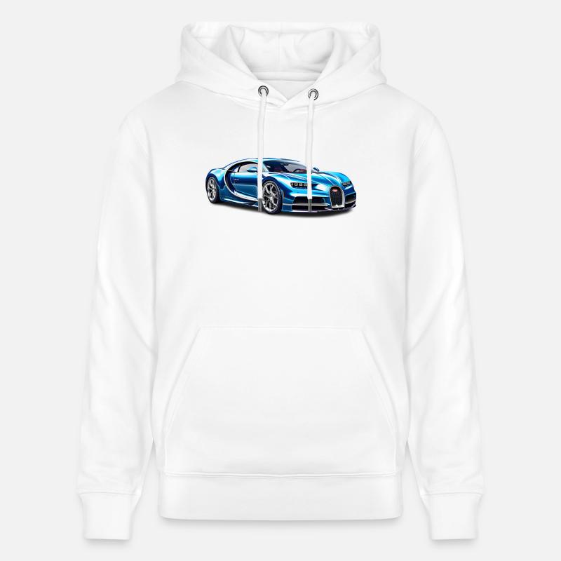 Hypercar Chiron - Sweat à capuche bio CRUISER Stanley/Stella Unisexe - blanc