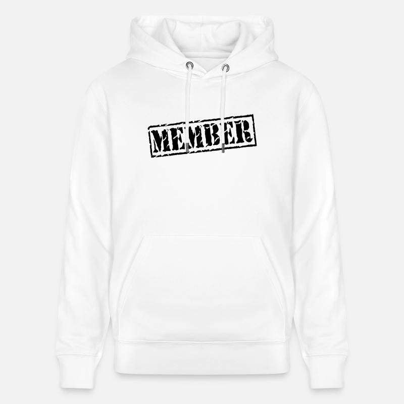 Member - Sweat à capuche bio CRUISER Stanley/Stella Unisexe - blanc