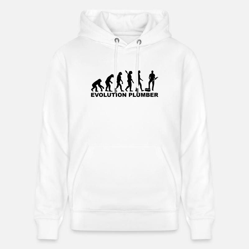 Klempner - Stanley/Stella Unisex Bio-Hoodie CRUISER  - Weiß