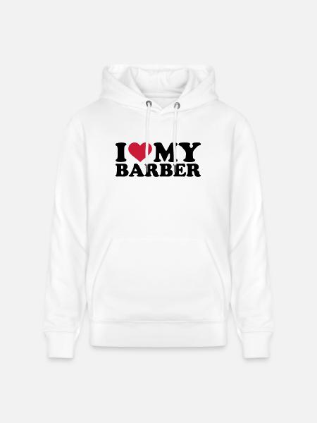 Barbier - Stanley/Stella Unisex Bio-Hoodie CRUISER  - Weiß