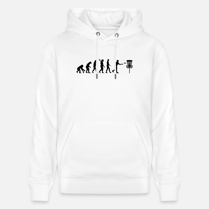 Disc golf - Stanley/Stella Unisex Bio-Hoodie CRUISER  - Weiß