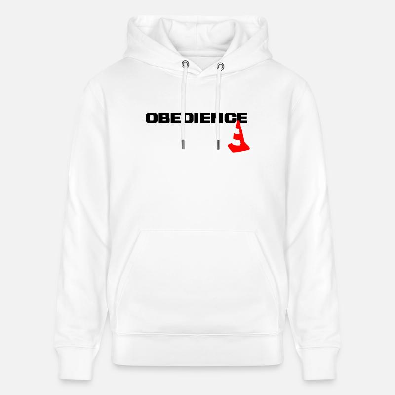 Obéissance avec des pylônes - Sweat à capuche bio CRUISER Stanley/Stella Unisexe - blanc