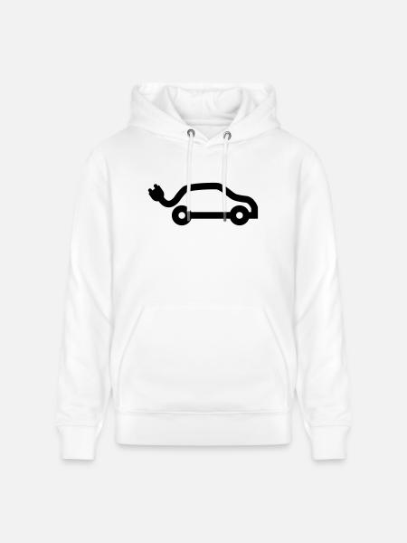 E-Car - Stanley/Stella Unisex Bio-Hoodie CRUISER  - Weiß