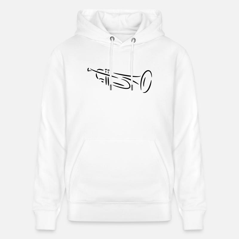 Trumpet - Stanley/Stella Unisex Bio-Hoodie CRUISER  - Weiß