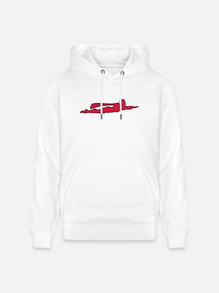 Superheld zweifarbig - Stanley/Stella Unisex Bio-Hoodie CRUISER  - Weiß
