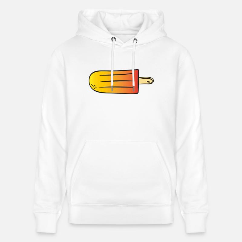 popsicle - Sweat à capuche bio CRUISER Stanley/Stella Unisexe - blanc