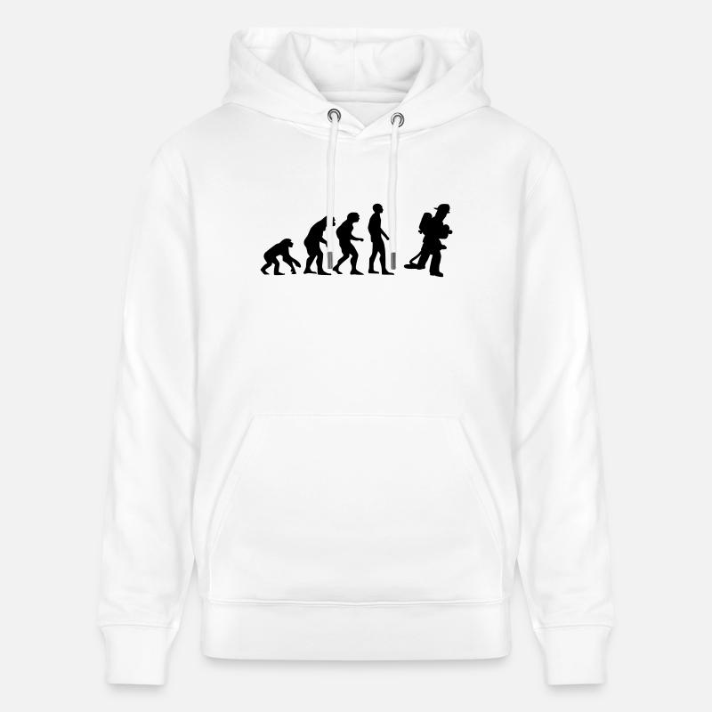 evolution Feuerwehrmann - Stanley/Stella Unisex Bio-Hoodie CRUISER  - Weiß