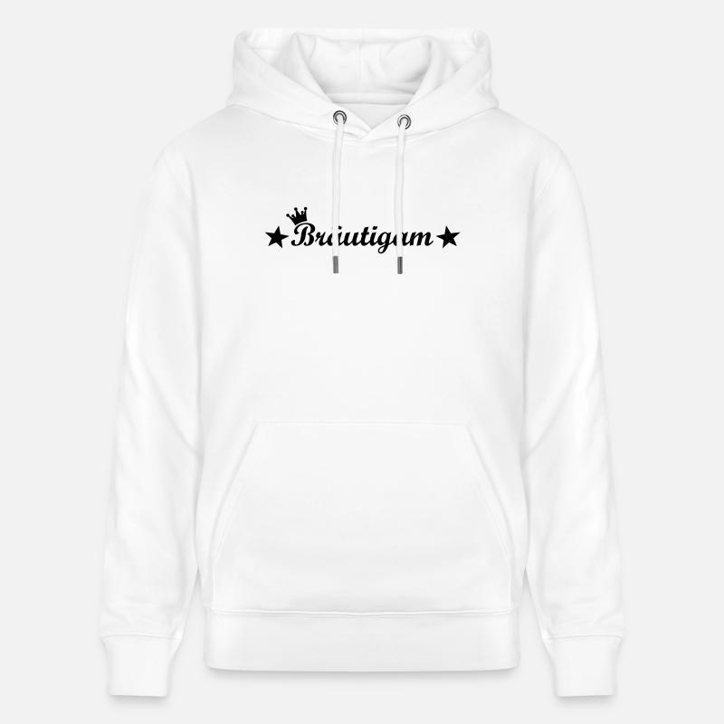 bräutigam - Sweat à capuche bio CRUISER Stanley/Stella Unisexe - blanc