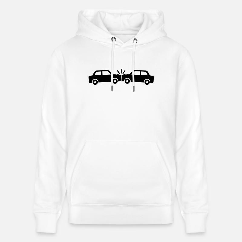 Accident - Sweat à capuche bio CRUISER Stanley/Stella Unisexe - blanc