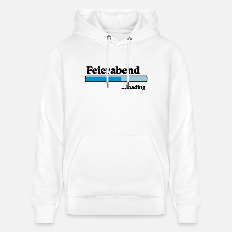 Feierabend loading - Stanley/Stella Unisex Bio-Hoodie CRUISER  - Weiß
