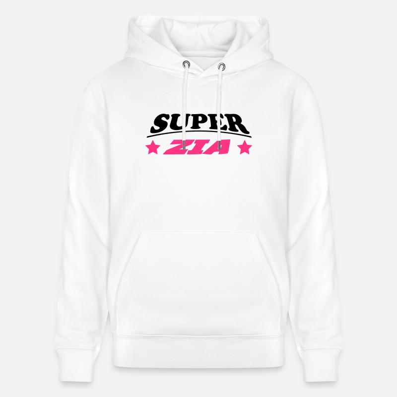 Super zia 111 - Sweat à capuche bio CRUISER Stanley/Stella Unisexe - blanc