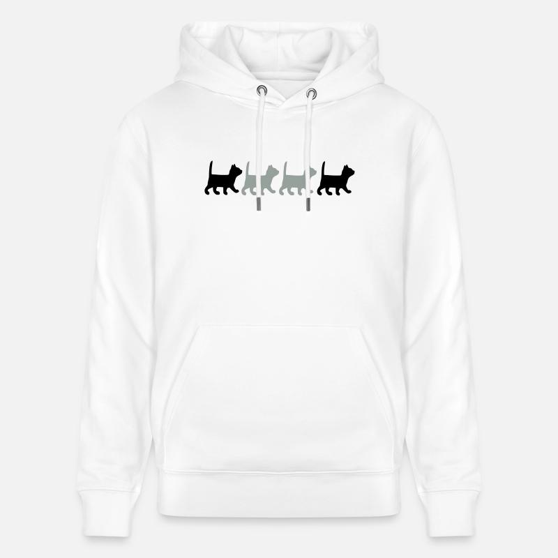 Kitten - Sweat à capuche bio CRUISER Stanley/Stella Unisexe - blanc