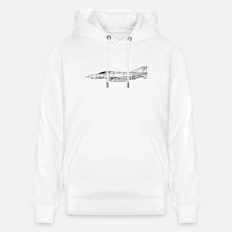 phantom_vec_1 fr - Sweat à capuche bio CRUISER Stanley/Stella Unisexe - blanc