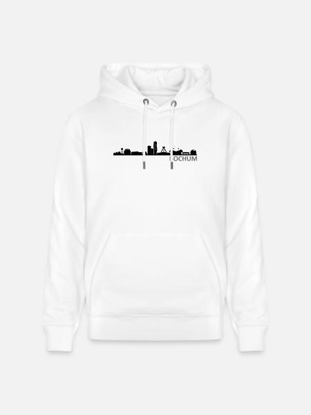 Skyline - Bochum - Stanley/Stella Unisex Bio-Hoodie CRUISER - Weiß