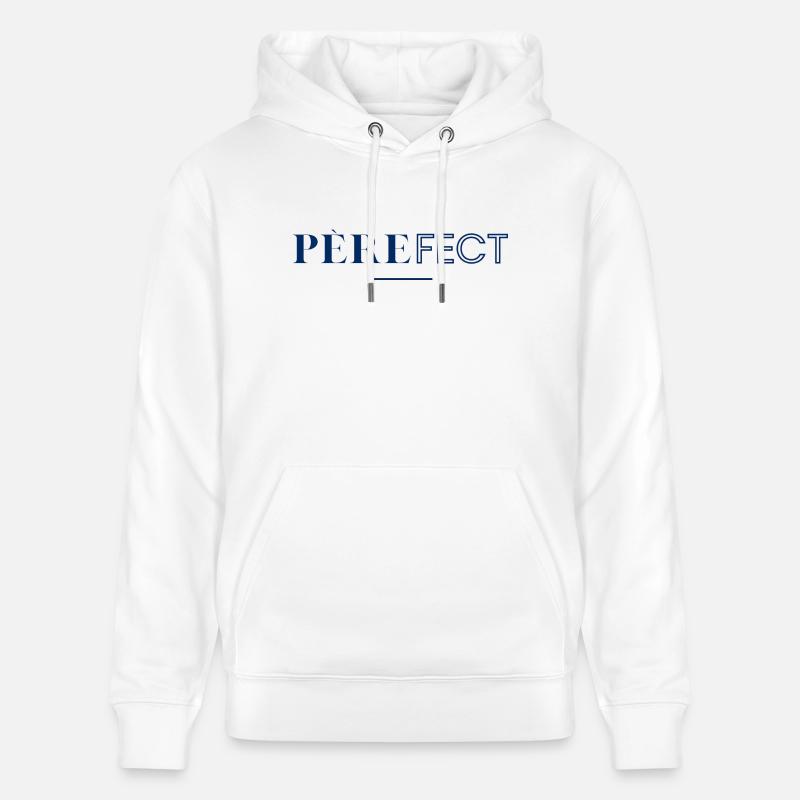 Pèrefect ! Papa parfait ! - Sweat à capuche bio CRUISER Stanley/Stella Unisexe - blanc