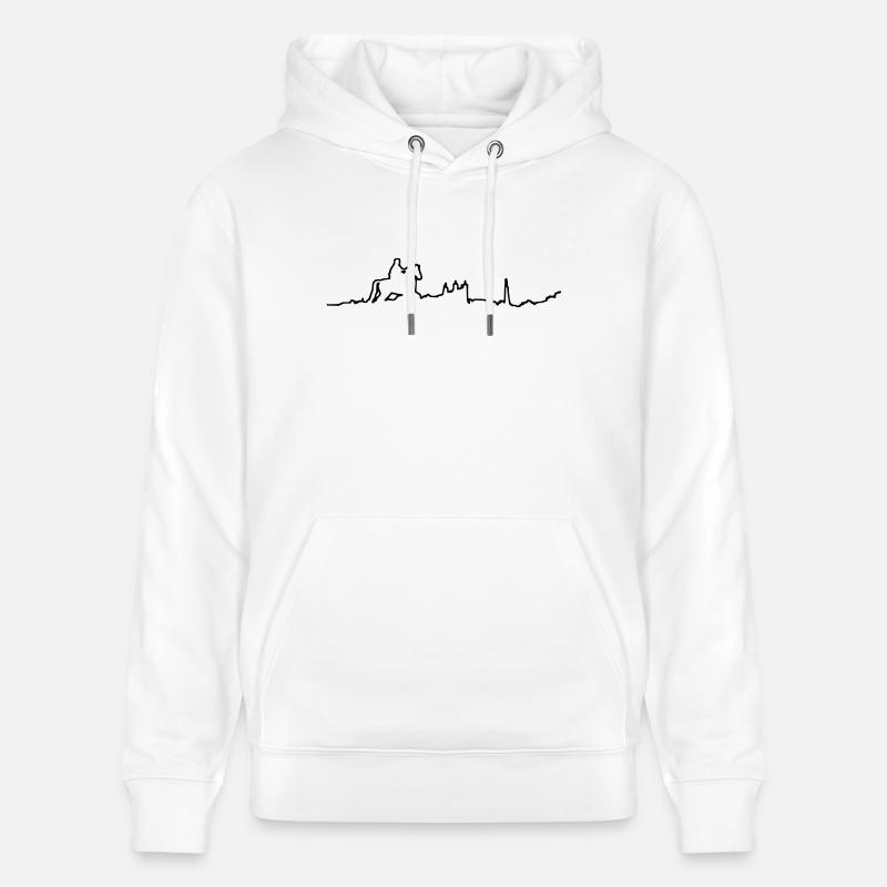 Lyon Horizon - Sweat à capuche bio CRUISER Stanley/Stella Unisexe - blanc