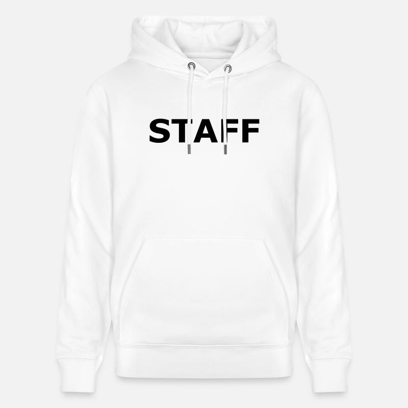 Staff - Sweat à capuche bio CRUISER Stanley/Stella Unisexe - blanc