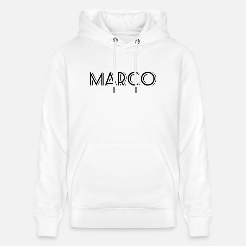 Marco - Sweat à capuche bio CRUISER Stanley/Stella Unisexe - blanc