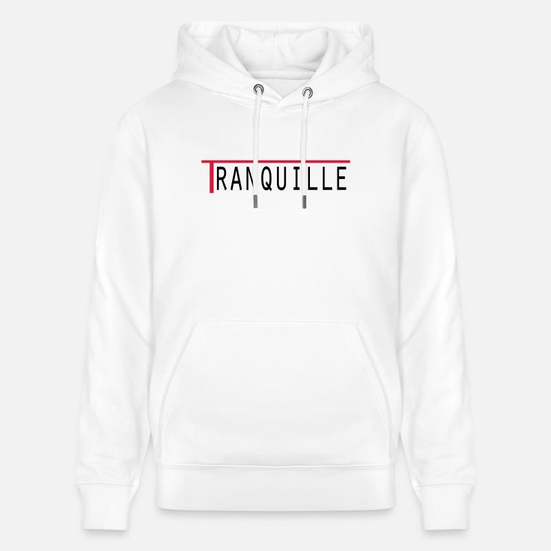 Tranquille - Sweat à capuche bio CRUISER Stanley/Stella Unisexe - blanc