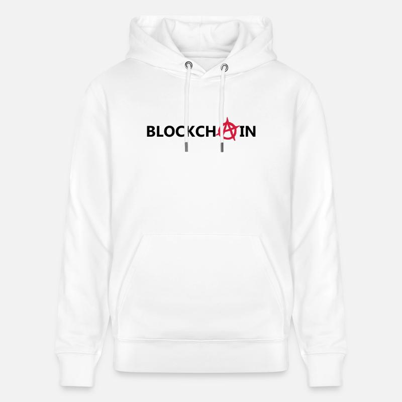 blockchain - Sweat à capuche bio CRUISER Stanley/Stella Unisexe - blanc