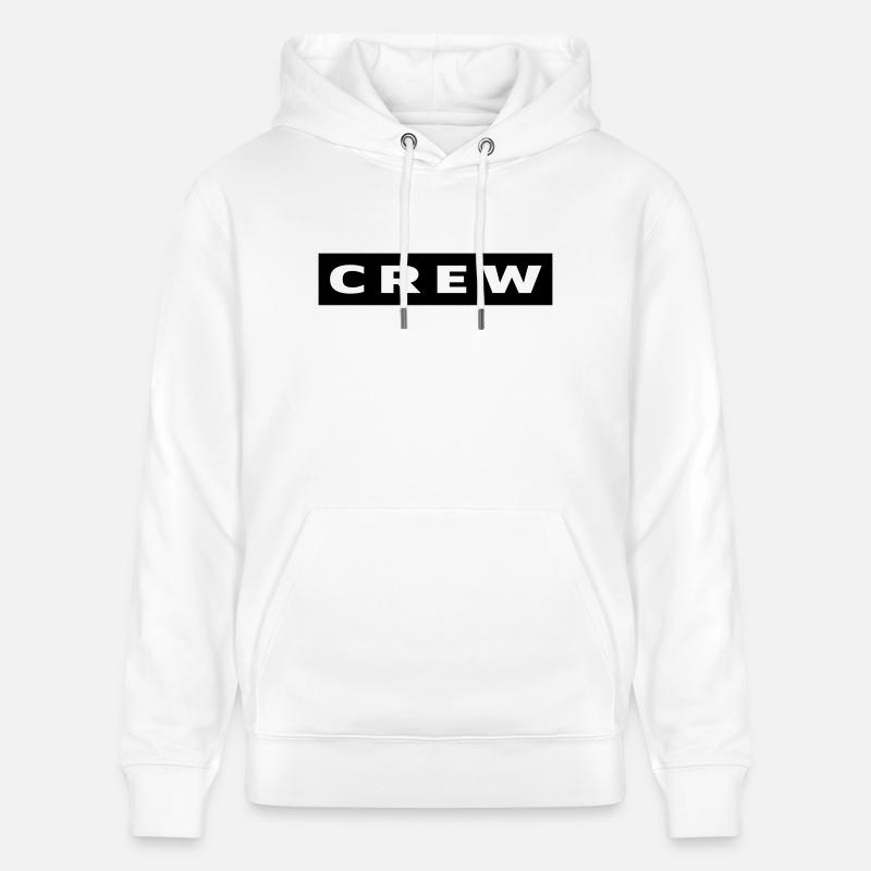 Patch de l'équipage - Sweat à capuche bio CRUISER Stanley/Stella Unisexe - blanc