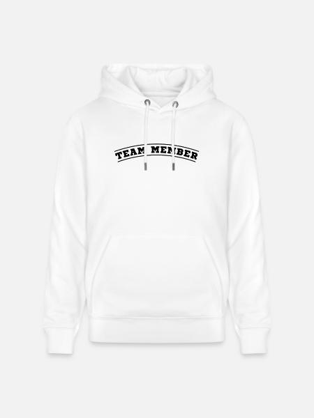 Team Member Design - Stanley/Stella CRUISER Unisex Organic Hoodie - white