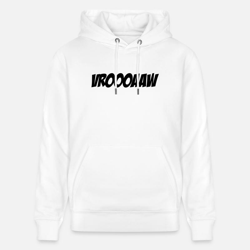 Vroooaaw - Sweat à capuche bio CRUISER Stanley/Stella Unisexe - blanc